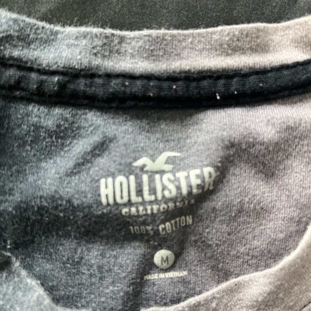 Hollister Blue and White Gradient Tee - Picture 3 of 4